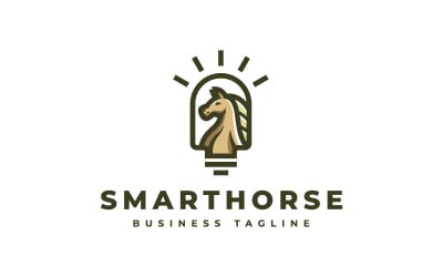 Smart Horse-Logo-Vorlage