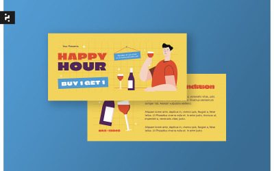 Vale-presente criativo para happy hour