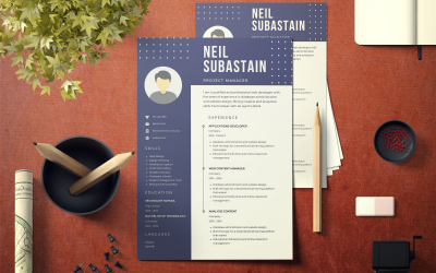 CV d&amp;#39;entreprise élégant