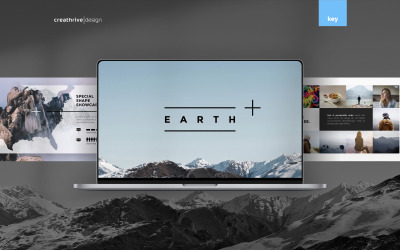 Earth Keynote-presentatiesjabloon
