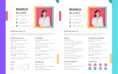 Modern CV – Resume & Letter Template
