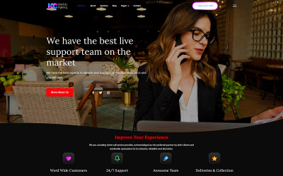 Šablona Joomla4 digitální agentury Kobimatic