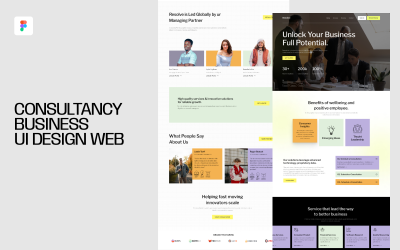 Poradenství Business UI Design Web