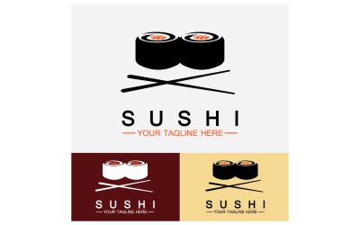 Sushi-Japan-Symbol-Logo-Vektor V15