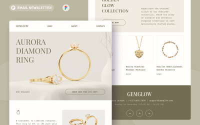 GemGlow - Šperky Email Newsletter