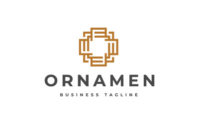 Ornamen - Plantilla de logotipo de letra O
