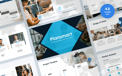 Plansmart – Marketingterv-bemutató vitaindító sablon