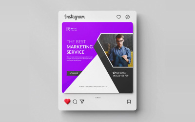 Webinaire en direct sur le marketing numérique et modèle de publication créative sur les réseaux sociaux