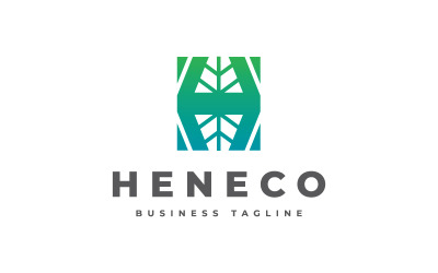 Heneco – Logo-Vorlage für den Buchstaben H