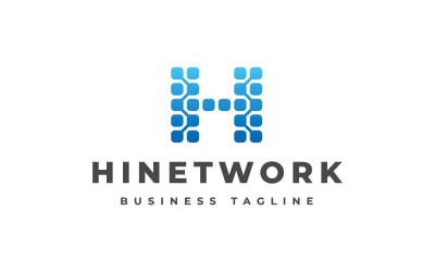 Hinetwork - Літера H Шаблон логотипу