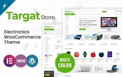 Targat - Elektronik ve Mega Mağaza Elementor WooCommerce Teması