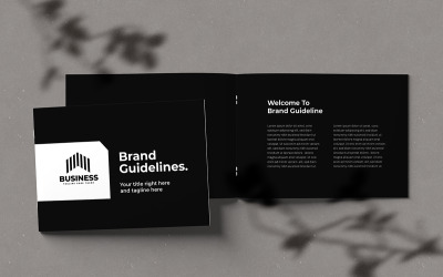 Modèle de directives de marque et modèle de directives de marque de logo