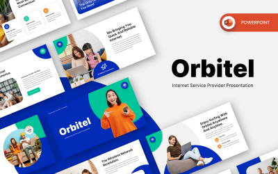 Orbitel - Modelo PowerPint de provedor de serviços de Internet