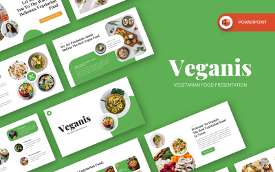 Veganis - 素食食品Powerpoint模板