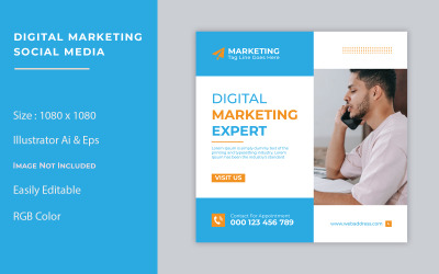 Ein Social-Media-Beitrag für digitales Marketing