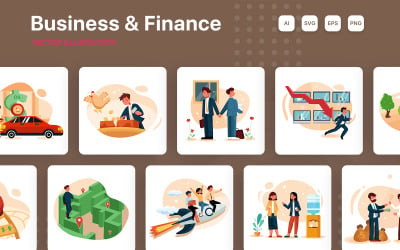 M204_ Business &amp;amp; Startup Illustration Pack