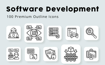 Icone del profilo di sviluppo software