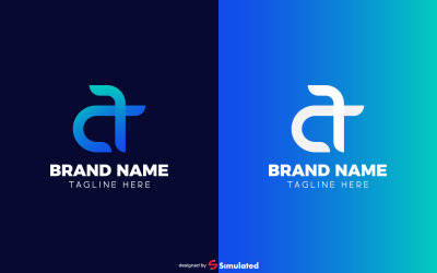 Vektor, Branding, A, Logo, Template