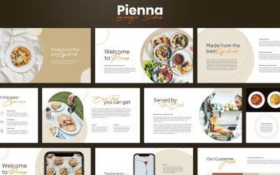 Pienna - Culinary Google Slides