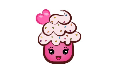 Création de logo créatif beau gâteau
