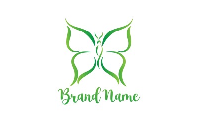 Création de logo papillon dégradé