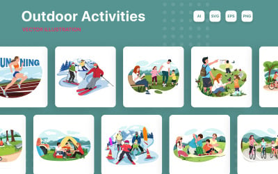 M231_ Outdoor Activities Illustrations