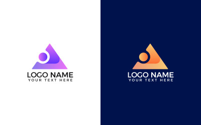 Branding bedrijfslogo sjabloonontwerp