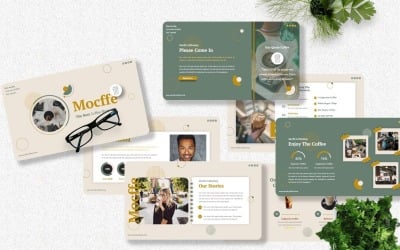 Mocffe – Kávézó Googleslide sablon
