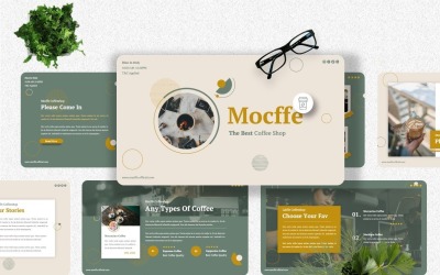 Mocffe - Plantilla de Keynote para cafetería