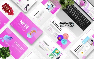 NFTE – Etherum Art Шаблони Powerpoint