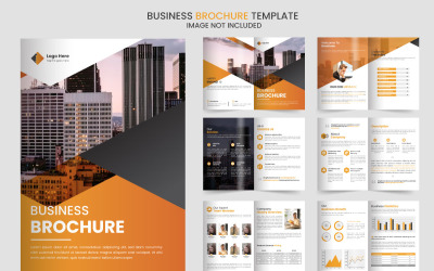 Diseño de folleto de perfil de empresa Diseño creativo de folleto Diseño de plantilla multipropósito