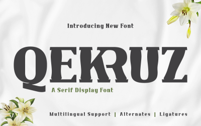 Qekruz | Serif Klasyczny modernizm