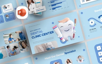 Szablon prezentacji centrum kliniki dentystycznej