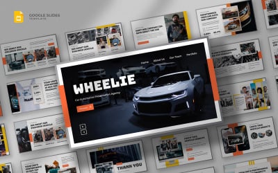 Wheelie – Auto Automobil Šablona Prezentací Google
