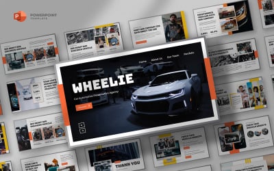 Wheelie - Plantilla de PowerPoint para automóvil y automóvil