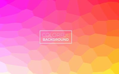 Abstract Colorful Low Poly Background Design