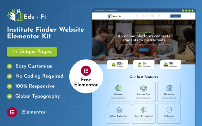Edu-Fi - Інститут Finder Elementor Kit