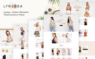 Lynessa — тема Fashion Elementor WooCommerce