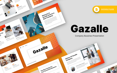 Gazalle - шаблон Google Slide Company Business