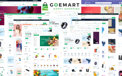 Goemart - modelo HTML5 de comércio eletrônico multifuncional