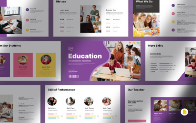 Mkinimal &amp;amp; Simplae Education Presentation Template