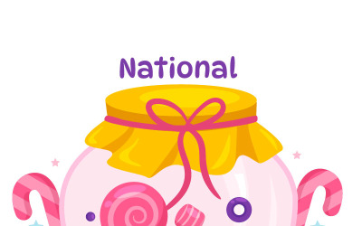 12 Národní Candy Day Ilustrace