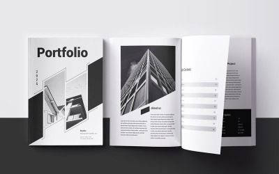 Progettazione del layout del portfolio di interni di architettura