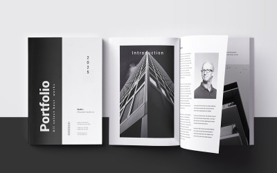 Progettazione del modello di layout del portfolio di architettura