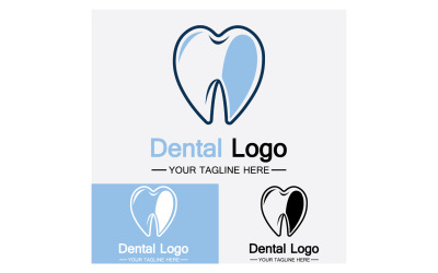 Health dental care logo icon vector v13