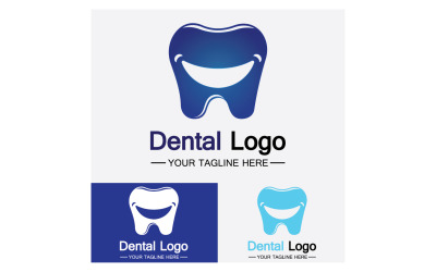 Salute cure odontoiatriche logo icona vettore v28