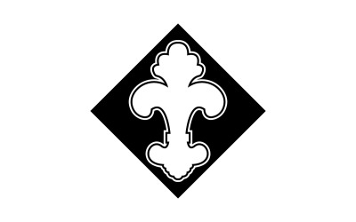 Lándzsa ikon szimbólum sablon logó v23