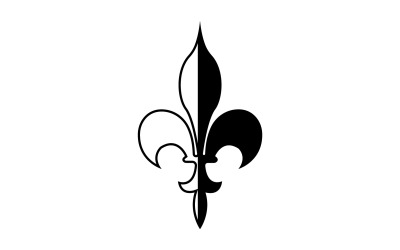 Logo de modèle de symbole d&amp;#39;icône de lance v11