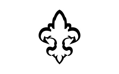 Logo de modèle de symbole d&amp;#39;icône de lance v57