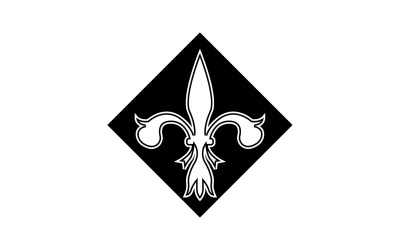 Logotipo de plantilla de símbolo de icono de lanza v21